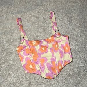 Princess Polly Floral Corset Top